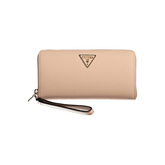 Pink Polyethylene Women Wallet