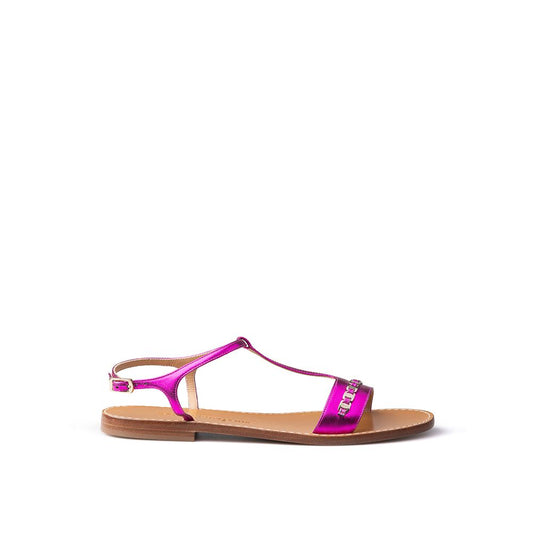 Elegante Lila Sommer Sandalen