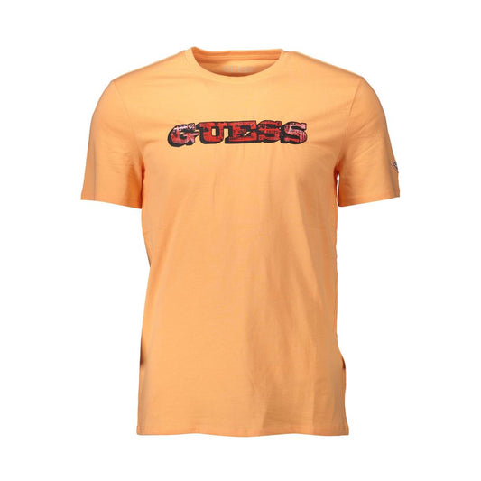 Oranges Baumwoll-T-Shirt für Herren