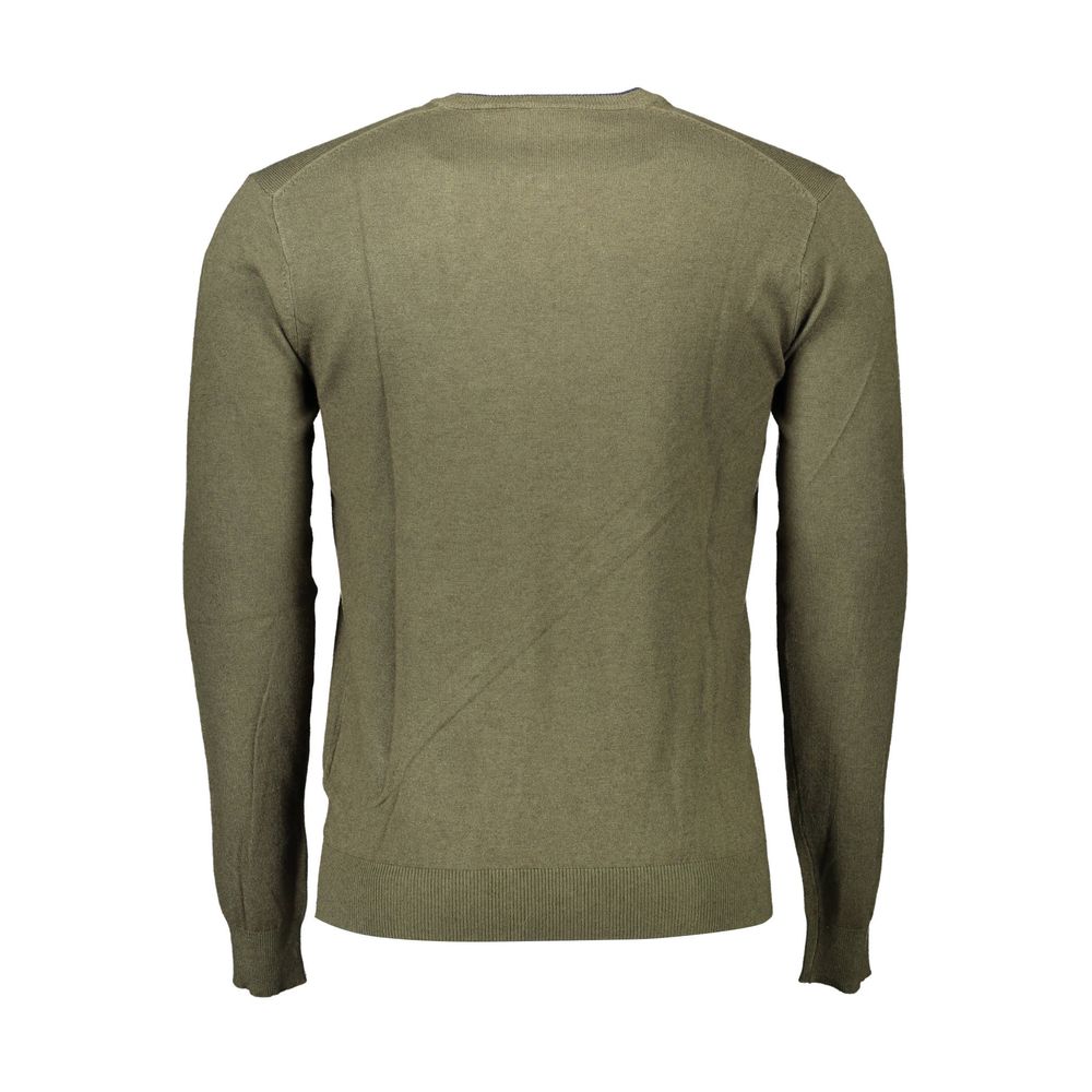 Green Viscose Men Sweater