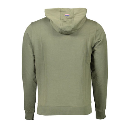 Green Cotton Men Sweater