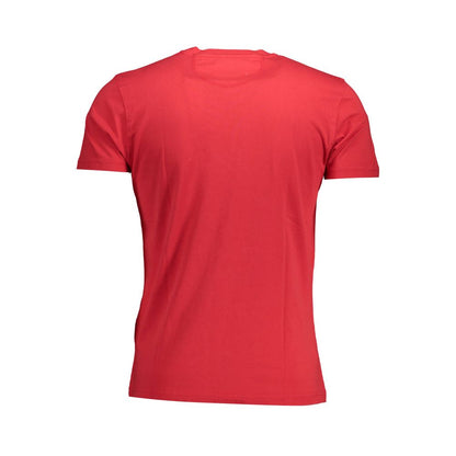 Red Cotton Men T-Shirt