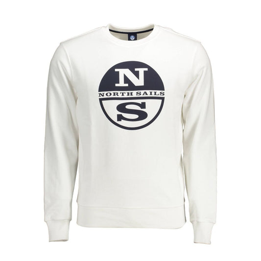 White Cotton Men Sweater