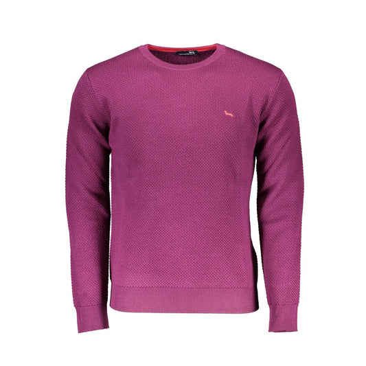 Purple Wool Men Sweater