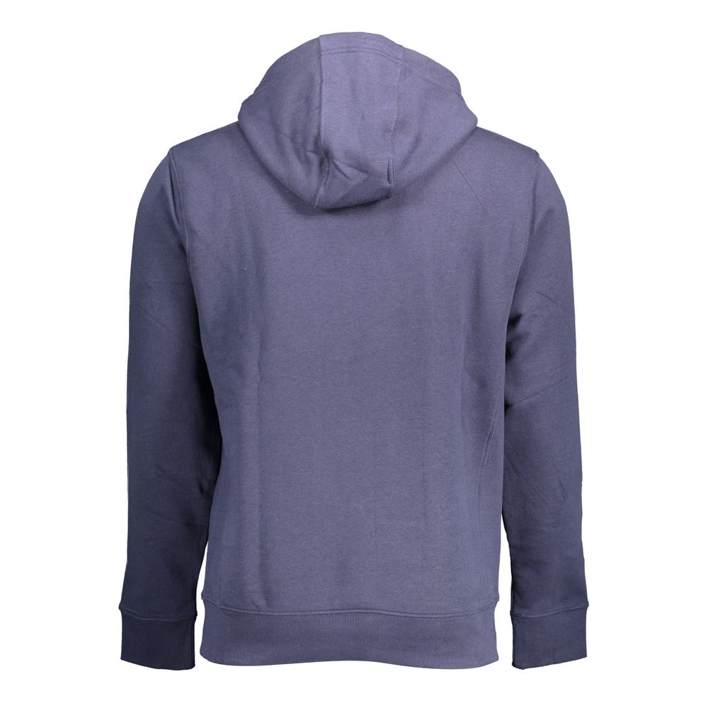 Blue Cotton Men Sweater