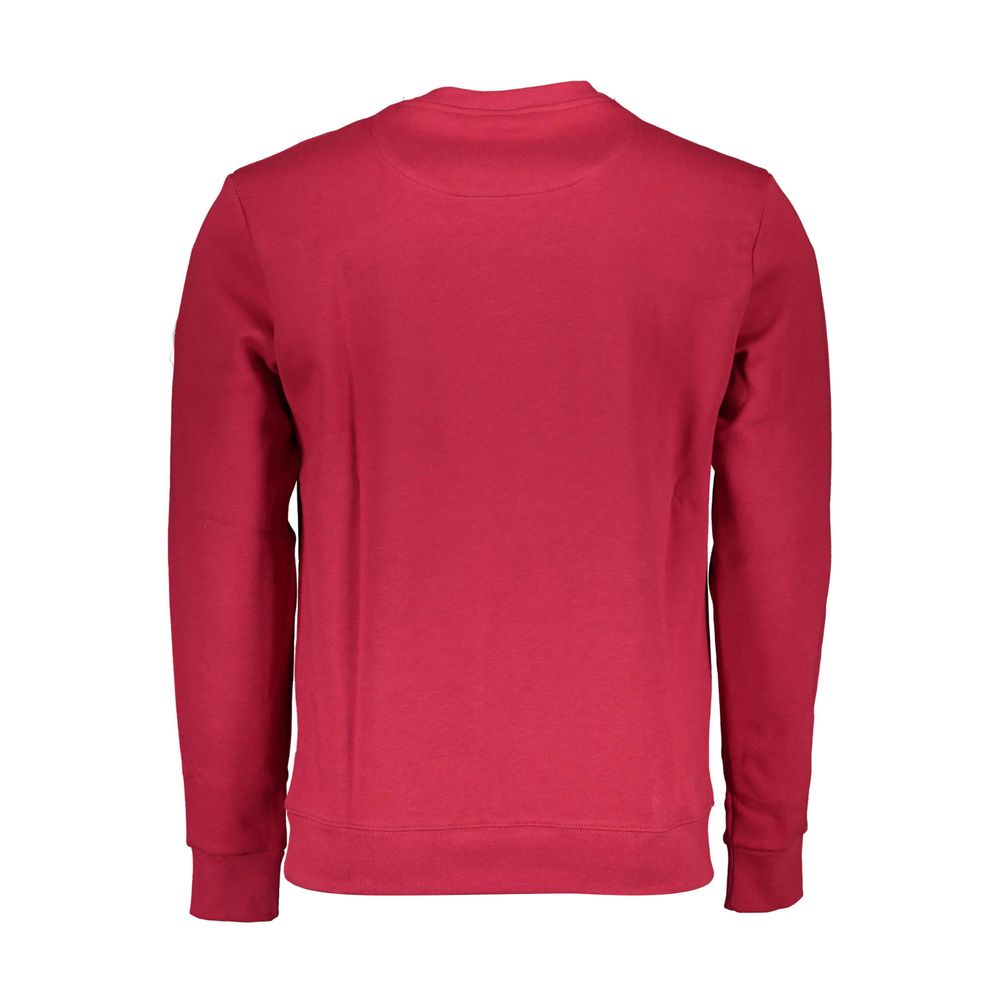 Red Cotton Men Sweater