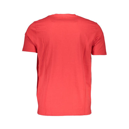 Rotes Baumwoll-T-Shirt für Herren