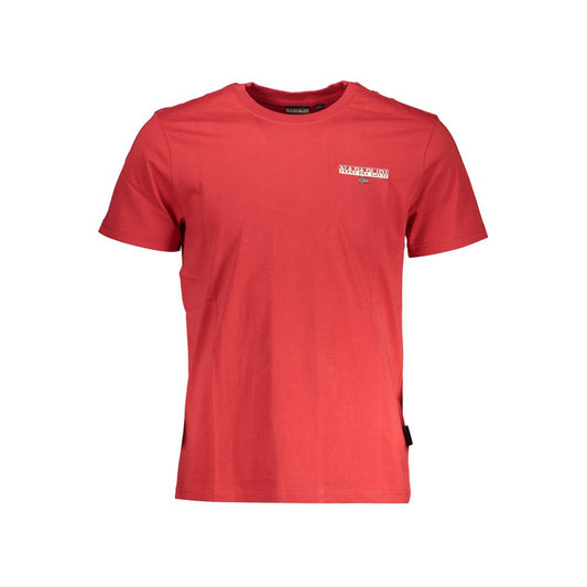 Rotes Baumwoll-T-Shirt für Herren