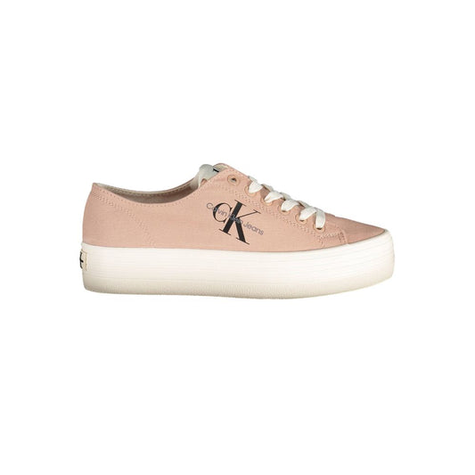 Pink Cotton Women Sneaker