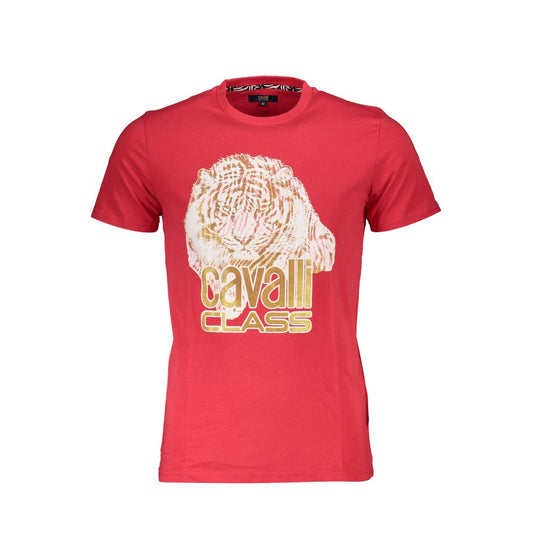 Rotes Baumwoll-T-Shirt