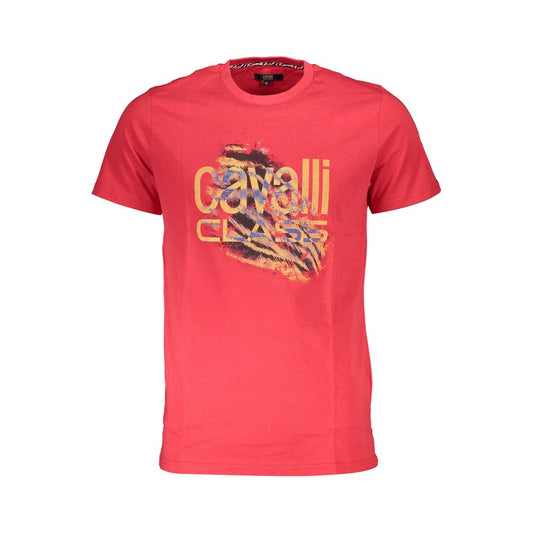 Rotes Baumwoll-T-Shirt