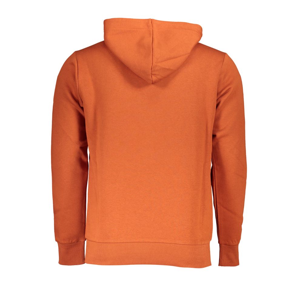 Elegantes bronzefarbenes Kapuzensweatshirt mit Stickerei