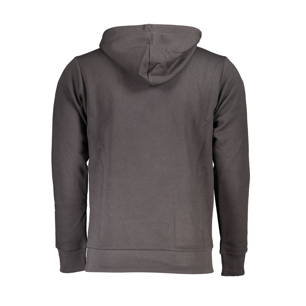 Schickes graues Kapuzensweatshirt mit Stickdetail