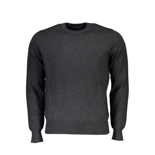 Gray Polyamide Men Sweater