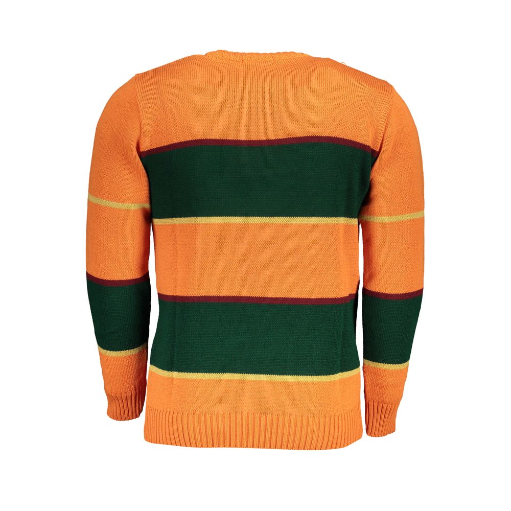 Orange Fabric Sweater