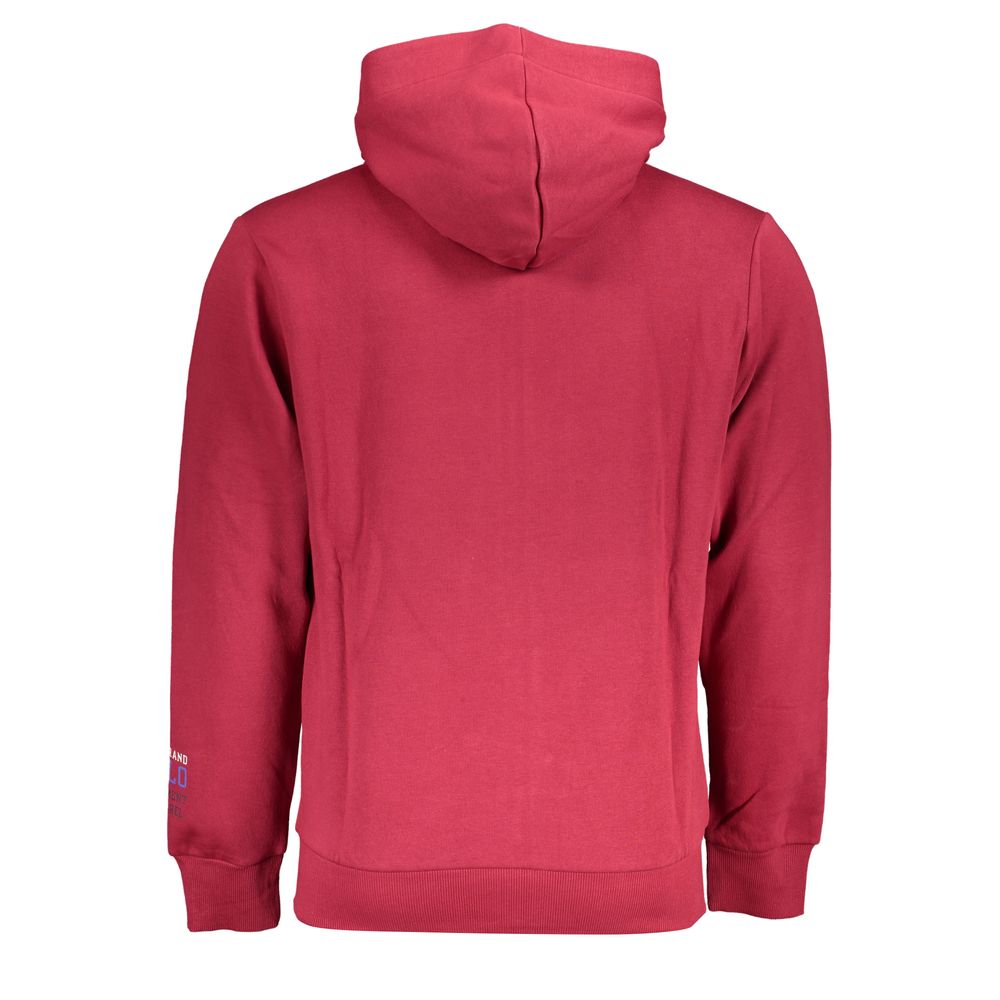 Schickes rosa Fleece-Kapuzensweatshirt