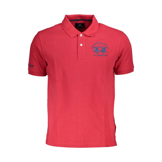 Rotes Poloshirt aus Baumwolle für Herren