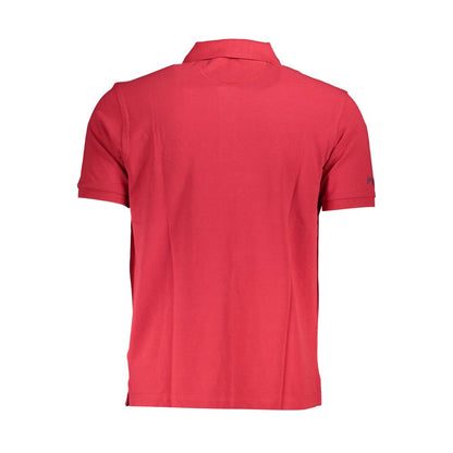 Rotes Poloshirt aus Baumwolle für Herren