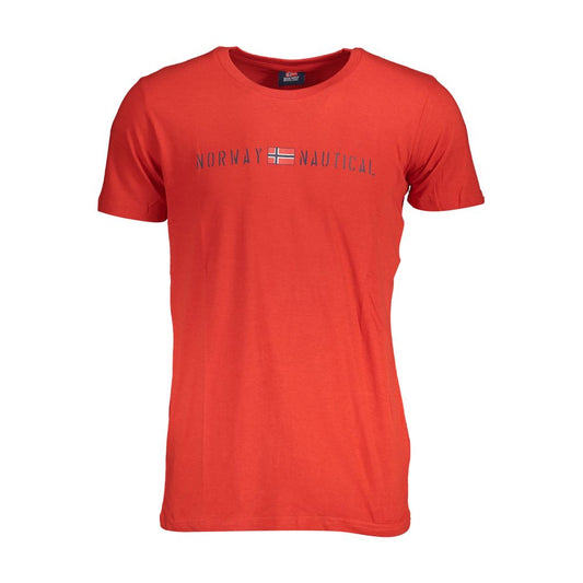 Rotes Baumwoll-T-Shirt