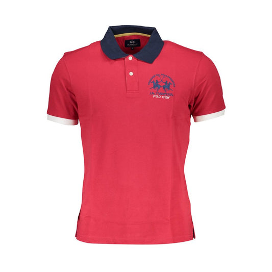 Rotes Poloshirt aus Baumwolle für Herren