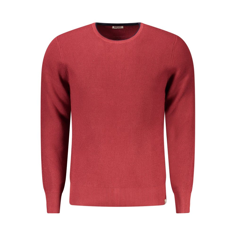 Red Viscose Men Sweater