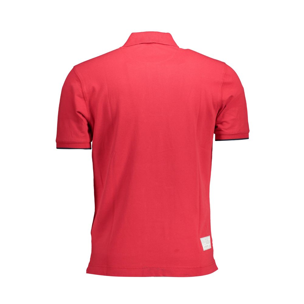 Rotes Poloshirt aus Baumwolle für Herren