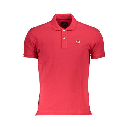 Rotes Poloshirt aus Baumwolle für Herren