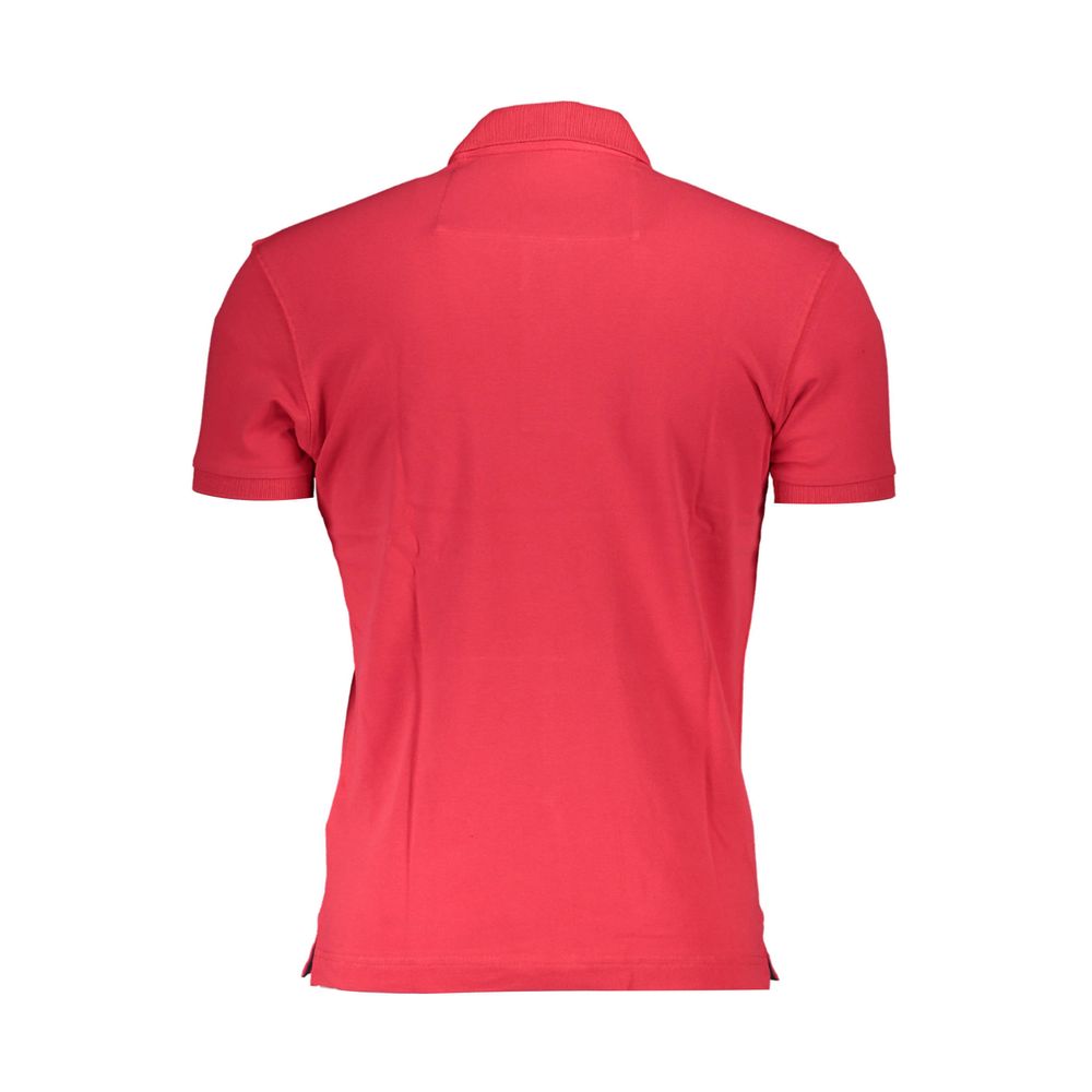 Rotes Poloshirt aus Baumwolle für Herren